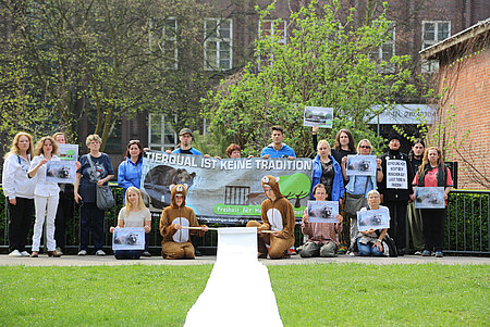 Demonstration am Bärenzwinger